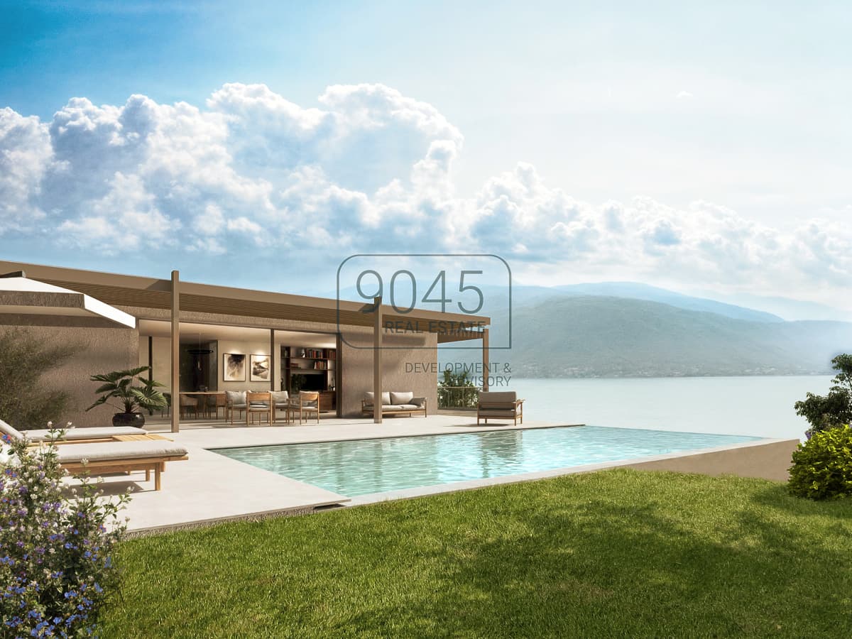Neubauvilla mit spektakulären Blick auf den Gardasee in Sanico / Toscolano Maderno - Gardasee in Toscolano Maderno, Immobilie von 9045 REAL ESTATE