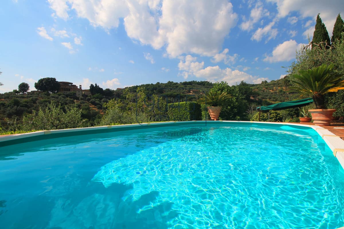 Charakteristisches Natursteinhaus mit Pool und Panoramablick bei Lamporecchio - Toskana, Foto 3 von 35