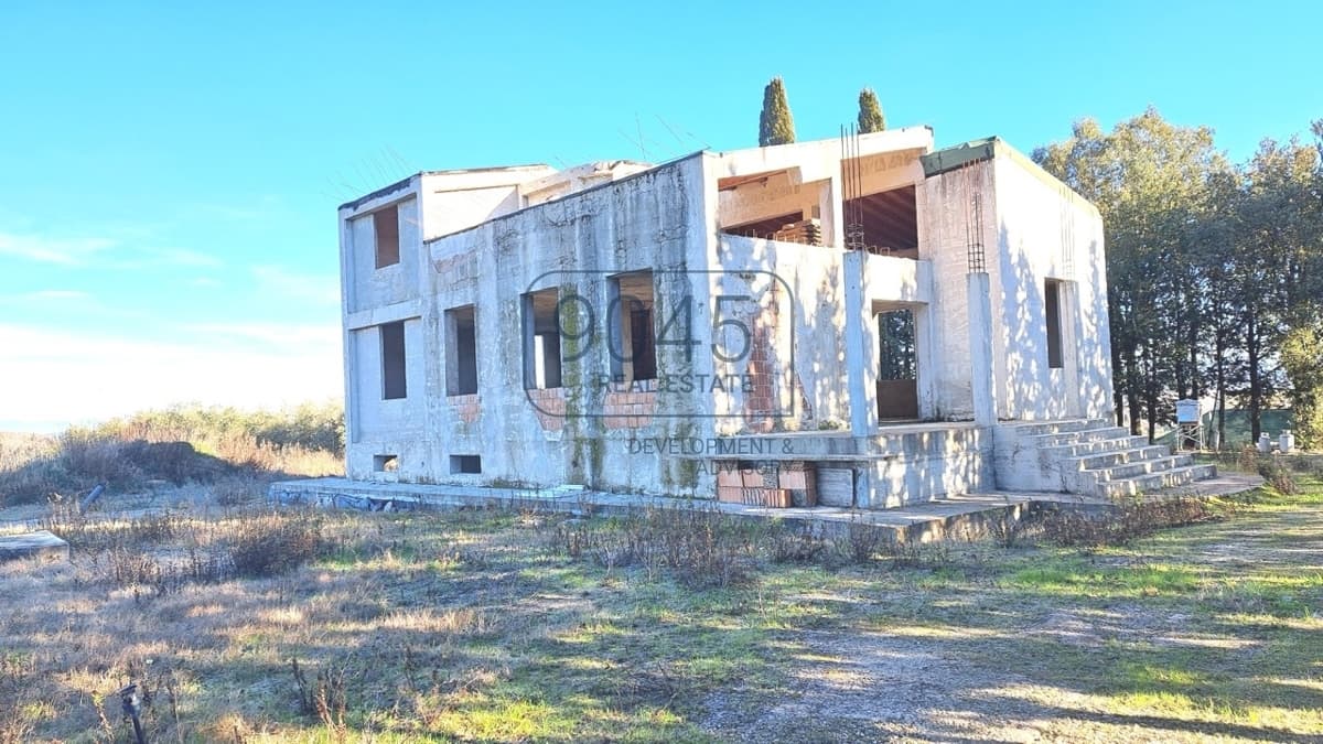 Casa di campagna panoramica in fase di costruzione nei pressi di San Gimignano - Toscana, foto 3 di 50