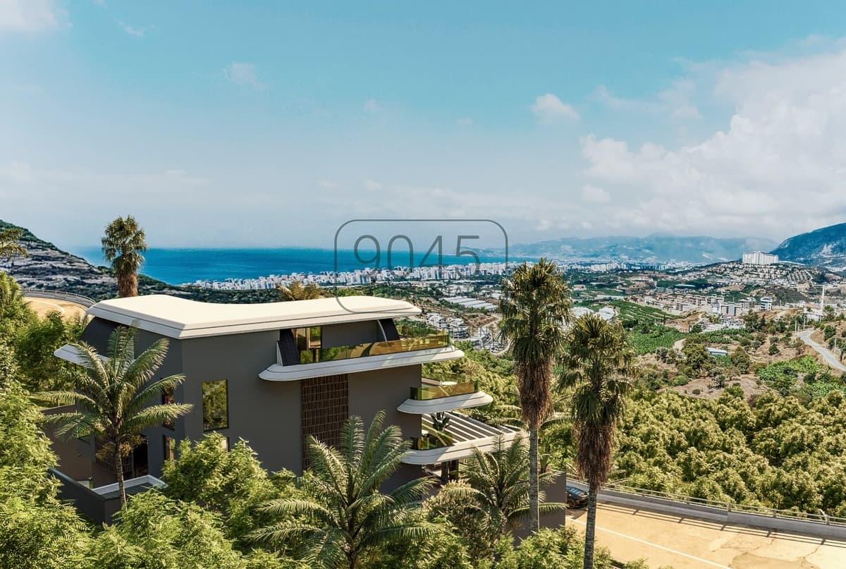 Exclusive villa development with panoramic ocean views and a private spa area in Alanya, Turkey, photo 1 of 1