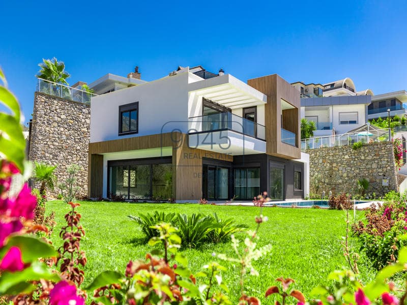 Exclusive villa with panoramic views of the sea, mountains, and Alanya - Turkey, photo 2 of 51