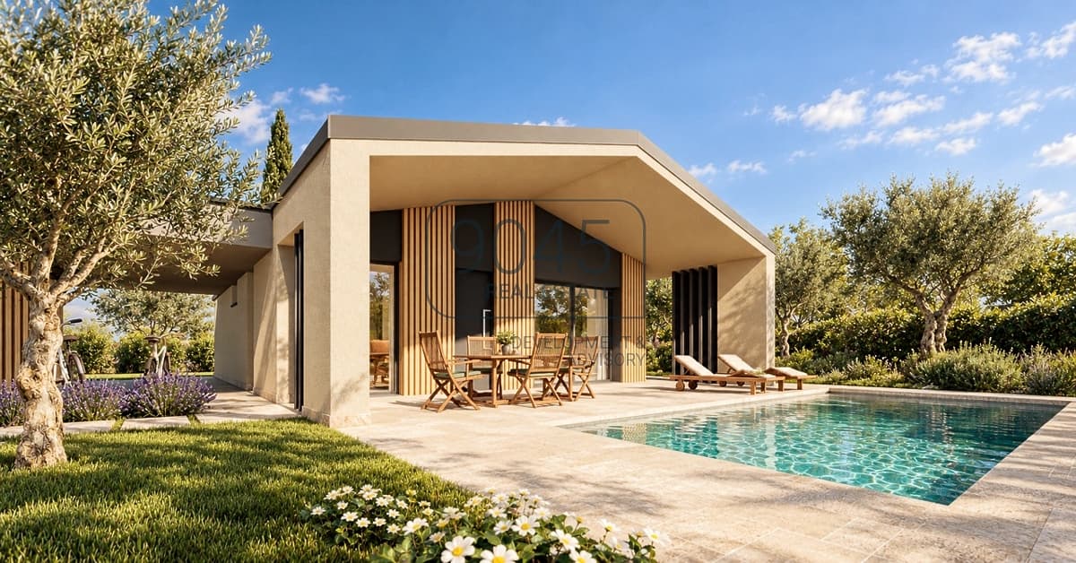Stilvolle Neubauvilla mit privatem Pool und Garten in Lazise am Gardasee in Lazise, Immobilie von 9045 REAL ESTATE