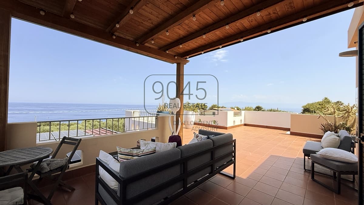 Exclusive villa with ocean views, a panoramic terrace, and a private pool in Zambrone, Calabria in Zambrone, property offered by 9045 REAL ESTATE