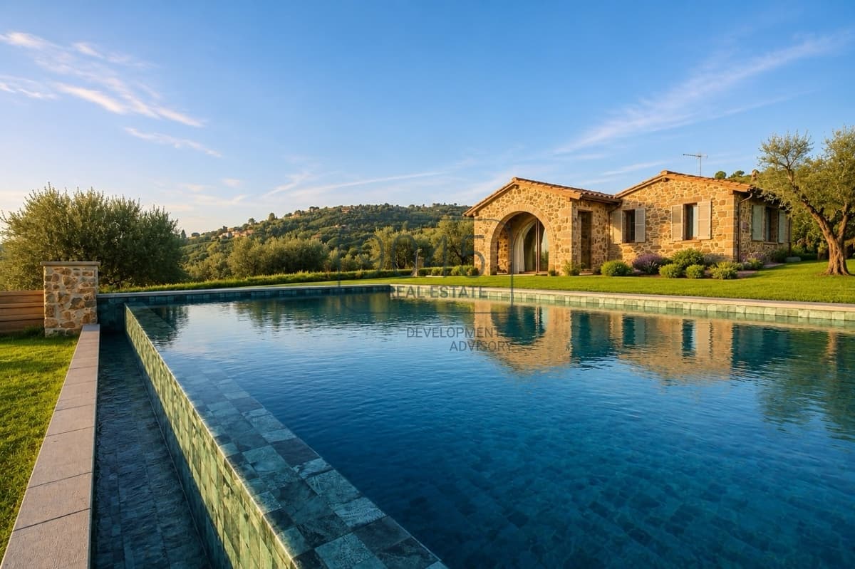 Affascinante casa di campagna toscana con piscina e vista panoramica nei pressi di Vinci - Toscana a Vinci, immobile proposto da 9045 REAL ESTATE