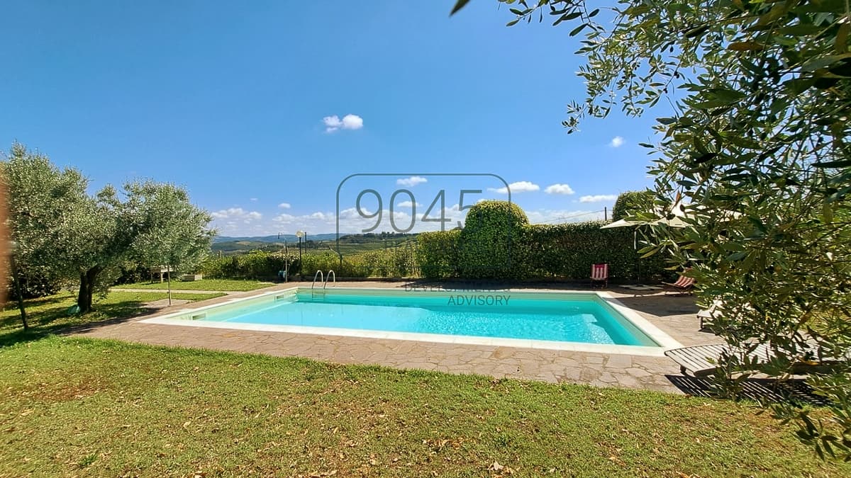 Tuscan Country House with Pool Near San Gimignano in San Gimignano, property offered by 9045 REAL ESTATE