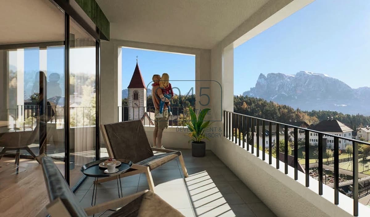 Exklusives Wohnen mit Schlernblick in Lengstein am Ritten - Südtirol in Ritten, Immobilie von 9045 REAL ESTATE